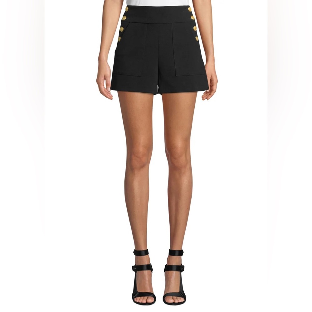Donald High-Waist Side-Button Shorts